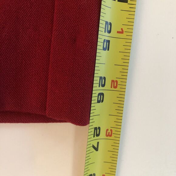 Alfred Dunner Womens Size 14 Red Pants Pockets - Picture 8 of 13